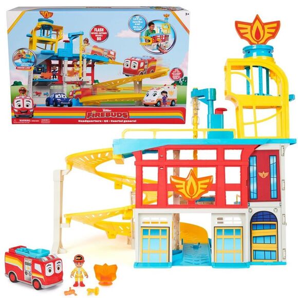 Bo - Firebuds - Firebuds Disney HQ Doll Playset Bo Flash Firetruck Yellow - Picture 1 of 7